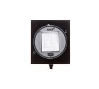 Pulsante LAMBDA ermetico/luce/IP44 nero LNH-5LC/25
