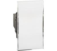 Pulsante largo con porta etichette 3ABticino K4040 Living Now2 moduli