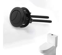 Pulsante Lavaggio Bagno Nero, Pulsante Rotonda Della Valvola Doppio