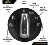 Pulsante Leva Comandi Fanali Antinebbia Pinze VW Polo V VI T Trasversale -