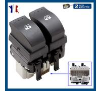 Pulsante Leva Vetro Elettrico Anteriore Sinistro per Clio Megane Laguna Liter Nr