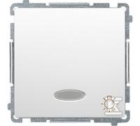 Pulsante luce BMS1L.01/11 Basic modulo bianco