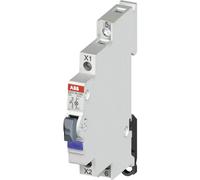 ABB E217-16-10D - Pulsante illuminato a LED, 1 contatto NO, 115-250 V c.a., 16 A,