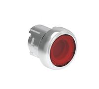 Pulsante luminoso Lovato Platinum Rasato Rosso LPSBL104