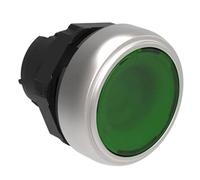 Pulsante luminoso Rasato verde lovato Platinum ad impulso LPCBL103