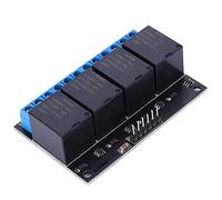 Pulsante Modulo di relè auto di bloccaggio bistabile a 4 canali MCU Switch di controllo a basso livello 5V per la vita pratica