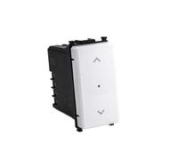 Pulsante Modulo Tapparelle Elettriche Connesso Smart WiFi, Compatibile Con Vimar Plana, Colore Bianco, App Tuya, Per Tende e Persiane, 220V 2A
