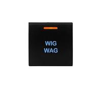 Pulsante Momentaneo Interruttore a pulsante, luce blu ambra, radar, riscaldamento ruota, adatto per Toyota Camry, Corolla, Hiace, Adatto per RAV4, Land Pulsante Autobloccante (WIG WAG)