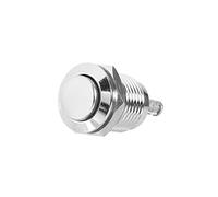 Pulsante momentaneo, interruttore pulsante di avvio a pulsante in metallo impermeabile a 12 V DC 12 V 2A 12 mm