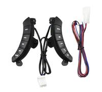 Pulsante Multifunzione Volante Ideale Per Wall Hover H3/H5 Con Interruttore A Pulsante Di Controllo Audio Sul Volante Retroilluminato(Nero)