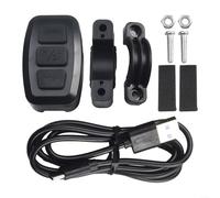 Pulsante multimediale, compatibile con fili, telecomando per manubrio di moto, bici, auto, volante