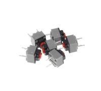 Pulsante muto 100 pezzi 6 * 6 * 7,3 Interruttore silenzioso Pulsante interruttore 6X6X7,3MM Controls Switches