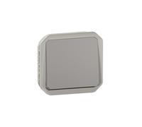 Pulsante - no - grigio - componibile - legrand plexo 069540l