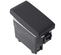 Pulsante Normalmente Aperto 1P 10A, Compatibile Con Bticino Living, Compatibile Con Vimar Plana (1 Pezzo, Nero)