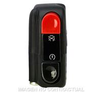Pulsante Off_Road Domino Avvio-Fermo Con Cavo. Per Moto Ricambi Accessori
