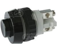 PULSANTE ON OFF 12V / 24V UNIVERSALE ROTONDO NERO 2 TERMINALI A VITE Ø 15,5 mm