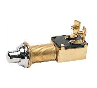 PULSANTE OTTONE (CONTATTI ARGENTATI)