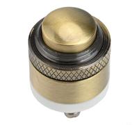 Pulsante per campanello meccanico in ottone da 16 mm per pannelli di controllo accessi 36VDC 2A momentaneo NO interruttore di contatto livello di protezione IP40