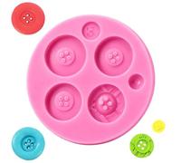 Pulsante Per Cioccolato | Silicone Riutilizzabile Per Uso Alimentare | Per Cioccolato In Silicone Multi-cavità Flessibili Per Torte, Cupcake, Fondente, Resina, Argilla, Sapone, Feste, Natal