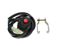 Pulsante per interruttore a manubrio per XCF-W XCW XC XCF | Manettino in lega alluminica resistente per un controllo semplice della luce e del clacson sul(Red)