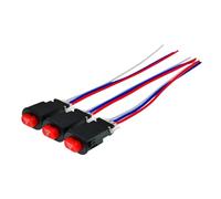 Pulsante per interruttore della luce pericolosa motociclistica doppia flash compatibile con la maggior parte delle lampade motociclistiche modificate