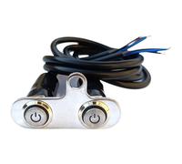 Pulsante Per Manubrio Moto | Interruttore Di Blocco Automatico Per Faro | Controller Multifunzionale Luci Per Guida Ricambio