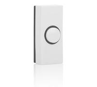 Pulsante per porta in plastica per cablaggio rigido, interruttore moderno da parete con design elegante per casa, ufficio, hotel, uso in fabbrica, 55 mm x 24 mm x 15 mm