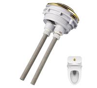 Pulsante per Scarico Wc a Doppio Flusso in Abs Oro Colore Casuale