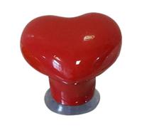 Pulsante per serbatoio WC - per serbatoio WC a forma di cuore, strumento per sciacquone e sostituzione dei cassetti e delle maniglie delle porte, per il pulsante del serbatoio