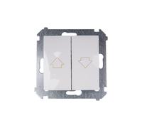 Pulsante per tapparella Simon 54 bianco DZP1W.01/11