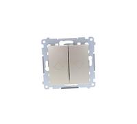 Pulsante per tapparelle con bloccaggio elettrico DZP1.01/44