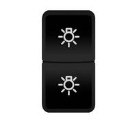 Pulsante per ventola di riscaldamento, blocco differenziale anteriore e posteriore, 12 V, adatto per TOYOTA Land Cruiser Prado RAV4 Tacoma(Interior light)