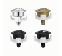 Pulsante per WC a doppio scarico per sistema di scarico Siamp con cavo compatibile con Optima 50, elegante finitura nera opaca, facile installazione fai da te, pulsante in plastica 54 x 37 mm (nero +