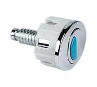 Pulsante per WC - Pulsanti rotondi a doppio scarico da 4,9x7,5 cm - Maniglia di scarico antiruggine con comando a filo - di ricambio | Per WC e serbatoio del bagno