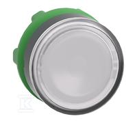 Pulsante piatto bianco momentaneo LED plastica ZB5AW313