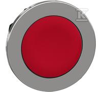 Pulsante piatto rosso Caps testa ZB4FA4