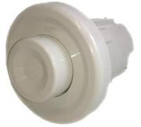 Pulsante pneumatico ad incasso per il montaggio a parete Valsir Bianco VS0802301