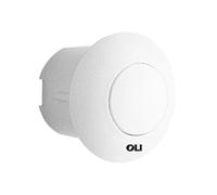 Pulsante pneumatico da incasso Oli per scarichi Wc Bianco OL0605001