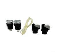 Pulsante Pneumatico Kit Completo Tubo 1M per Spa(34mm) | Sicurezza massima, separazione acqua-elettricità, ambiente umido, bagno, spa, esterno