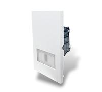 PULSANTE PORTANOME CAMPANELLO Bianco per Placche Interruttore Prese frutti elettrici Supporti stile simile living now compatibili con serie ZEN