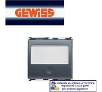 PULSANTE PORTANOME GEWISS PLAYBUS GW30038