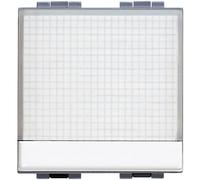 BTICINO LUNA C4040 PULSANTE CON TARGA PORTANOME ILLUMINABILE 2 MODULI 1 P NO 10A