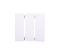 Pulsante pulsante 3 poli bianco plastica 16656089 Berker Q.1