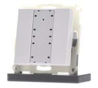 Pulsante RF 2 volte Plus con attuatore, finitura bianco opaco per la domotica KNX