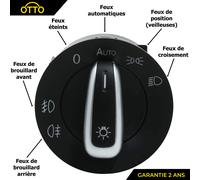 Pulsante Rotante Del Faro Pinze Seat Alhambra VW Golf VI Scirocco III Up