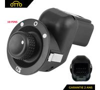 Placchetta Pulsante Interruttore Regolazione Retrovisore per Clio 3 Megane 2