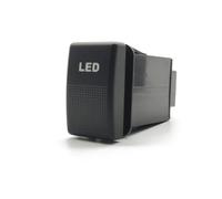Pulsante Rotondo Adatto per Mazda 5 e 6 modificate. Interruttore luci diurne a LED con registratore radar, pulsante di accensione/spegnimento
