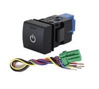 Pulsante Rotondo Interruttore a pulsante per accensione/spegnimento luci diurne a con cavo, adatto per Toyota Camry Corolla 2018 Adatto per Rav4 2019 2020