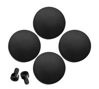 Pulsante rotondo per campanello, kit di riparazione per campanello per videocitofono - sostituto della copertura della porta in silicone e metallo, per anello