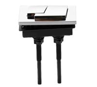 Pulsante Scarico Wc 1 pz Pulsante for serbatoio WC a doppio scarico quadrato Valvola for Interruttore universale Chiudibile Accessori for il bagno(B)